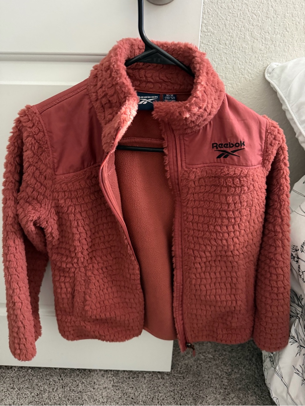 Excellent condition Girls Reebox fleece jacket